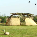 Tropical shelter - Bamboo structure, Siracuse, Italy 2006